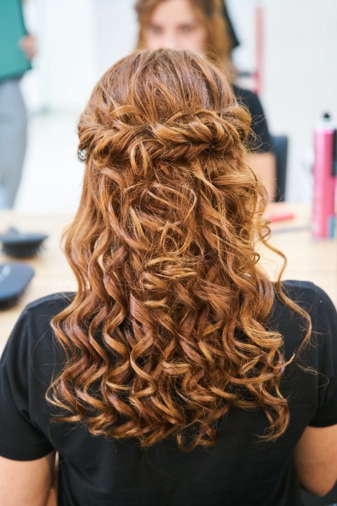 wedding hair