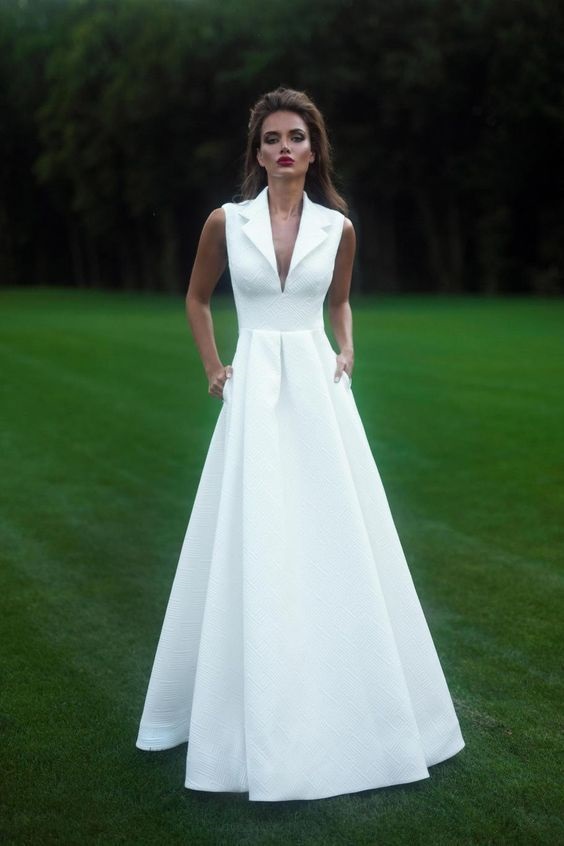 wedding gown simple