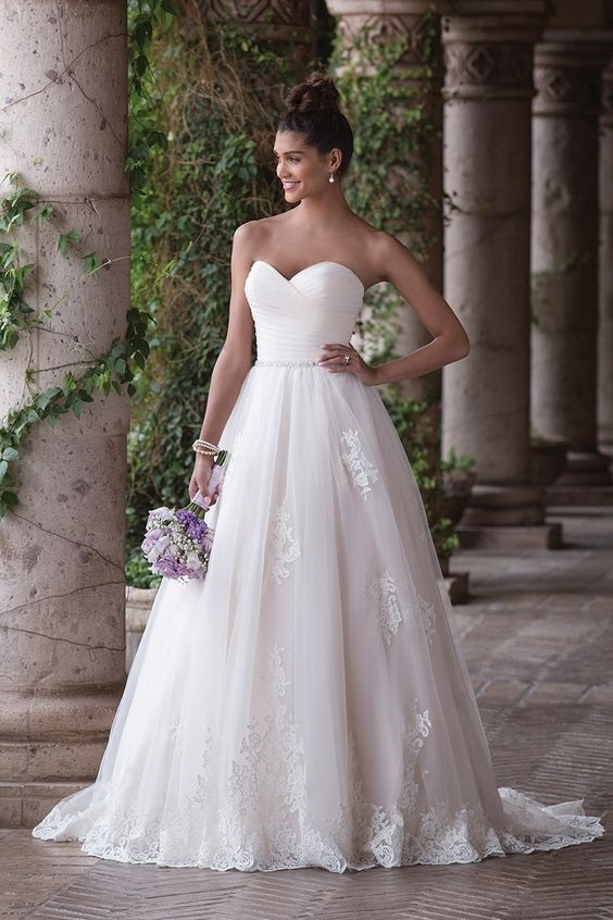 fancy wedding gown