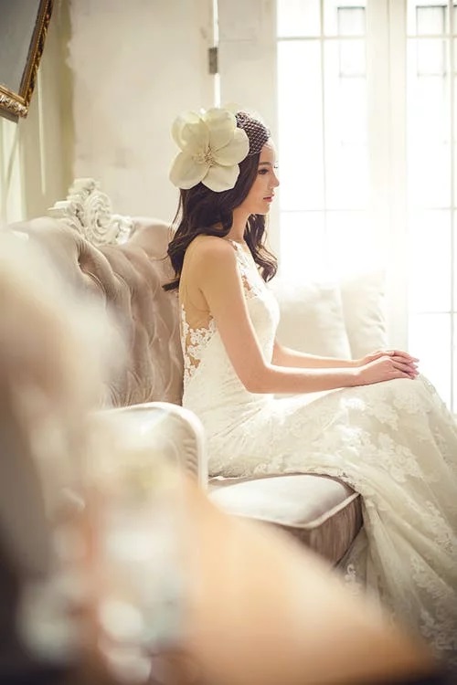 simple wedding gown