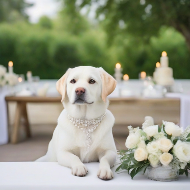 dogs in wedding ceremony